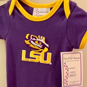 LSU Tailgate Onesie for your little tiger.